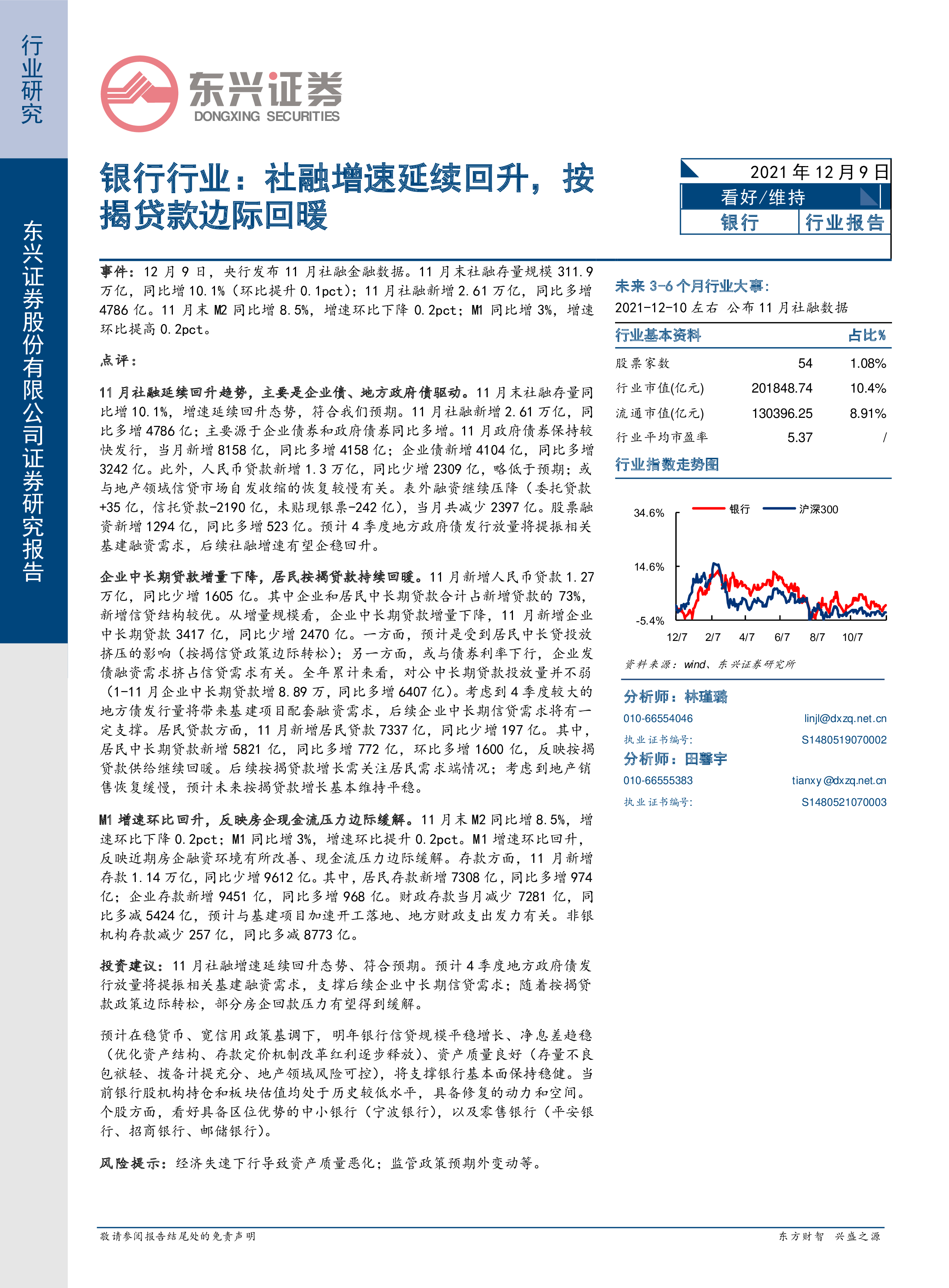 中信建投：社融超预期 信贷需求边际修复