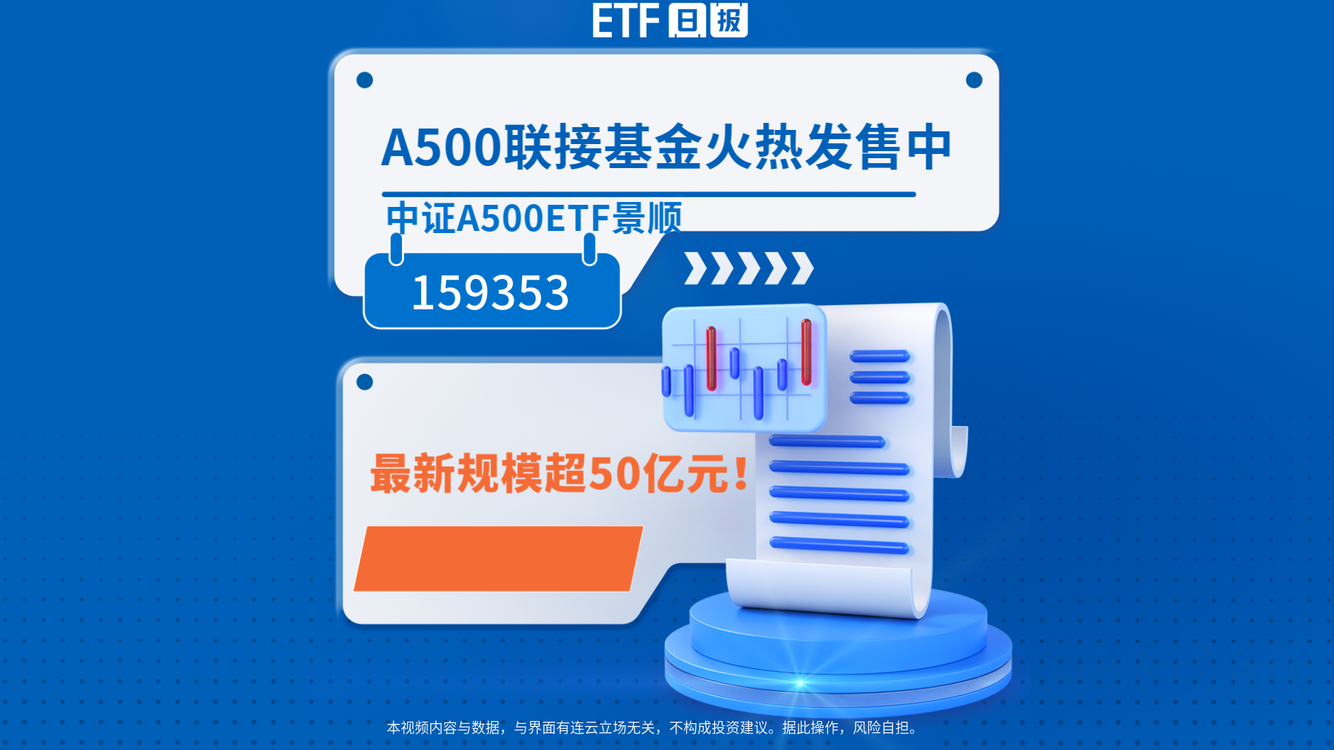 集体宣布！就在10月25日！10只中证A500ETF联接基金开售