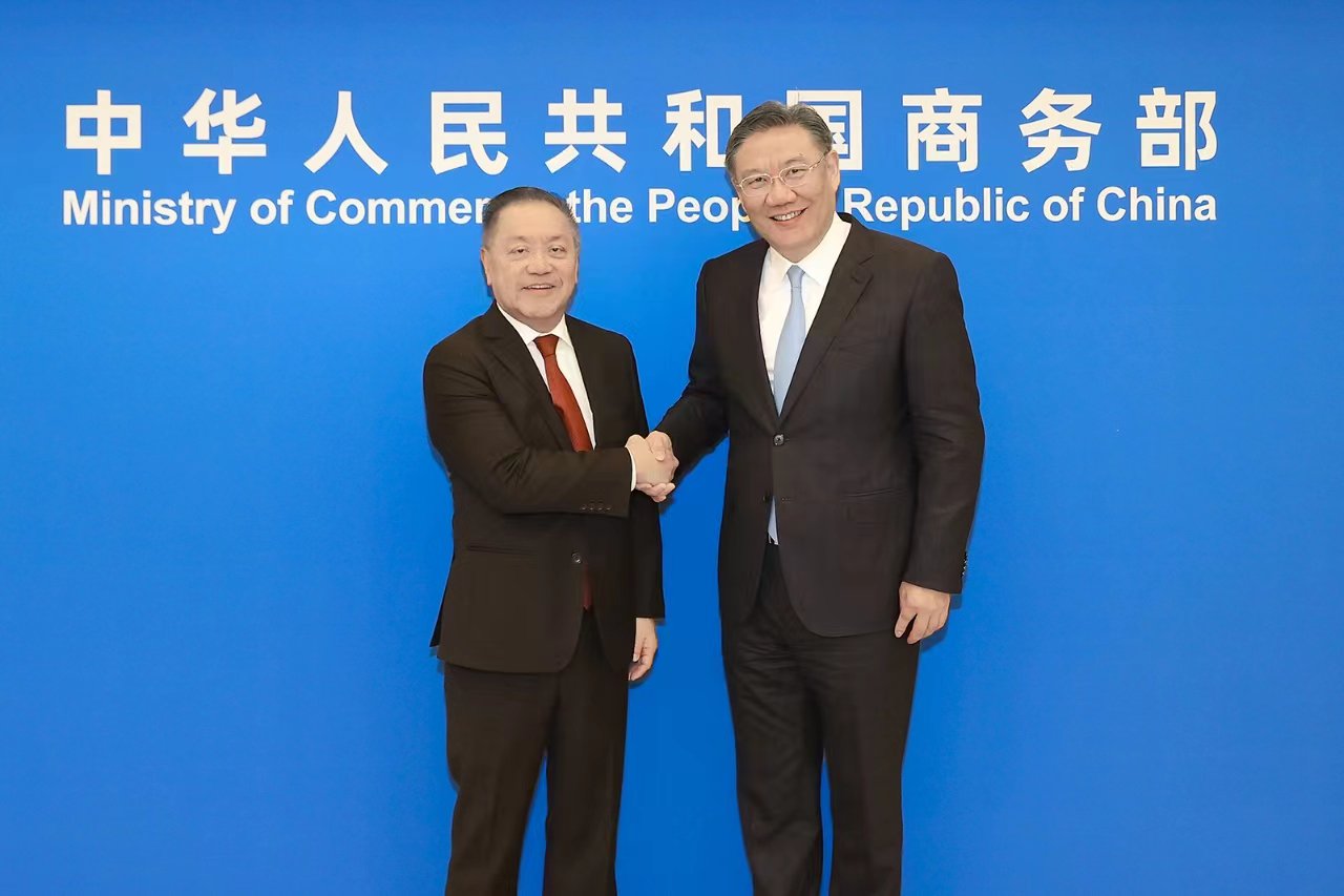 商务部部长王文涛出席全球发展学院成立大会